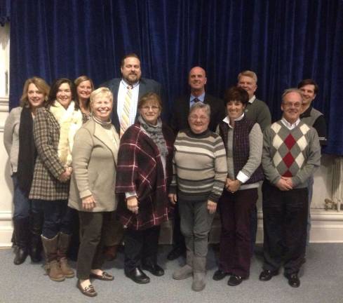 Sparta BOE swears in new members Photo by Amy Bate Sparta BOE members. Back row from left: Brenda Beebe, Barbara Decker, Dr. Daniel Johnson, Superintendent Dennis Tobin, Doug McKernan and Todd Muth. Front row: Kylen Anderson, Melva Cummings, Linda Curcio, Karen Scott, Kelly McEvoy and Jack Surdoval.