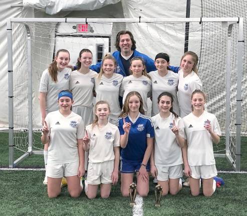 Kittatinny United Soccer U-14 Girls wins two championships