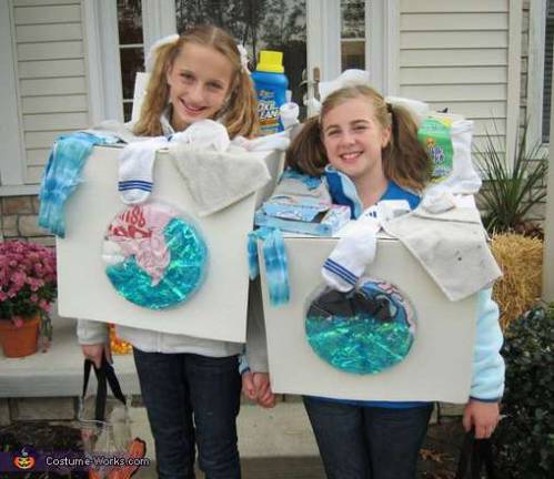 Design a Halloween costume using household items Photos courtesy costume-works.com Another option for the cardboard box - washing machines