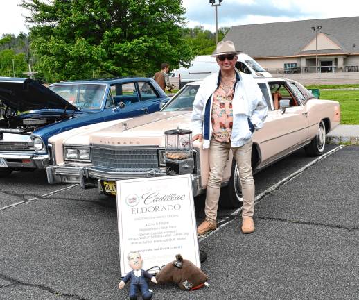 Photos: 6th annual car show at church David Pretino of Oak Ridge in front of a 1977 Cadillac Eldorado.
