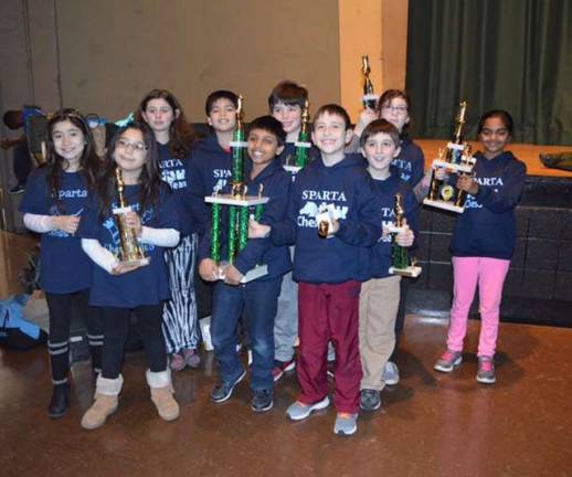 The Helen Morgan School chess team, winner of the NJ Public School Elementary Championship