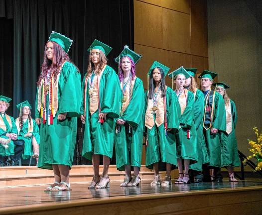 Photos: Sussex County Technical School graduation Graduates line up to receive their diplomas.