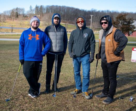 Mike Weicko, Eric Budd, Brian Vendricelli and Mike Vogt made up a foursome.