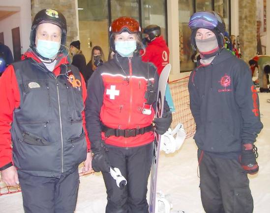 BIG Snow Ski Patrollers make sure the skiers and riders are safe as they have fun on the slope. (Photo by Dr. John T. Whiting)