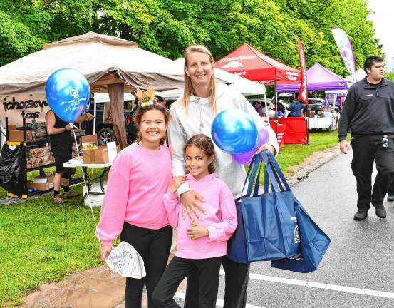 Township celebration marks 50th year Lexi and Raleigh Crews of Woodridge and Stephanie Finke of Sparta.
