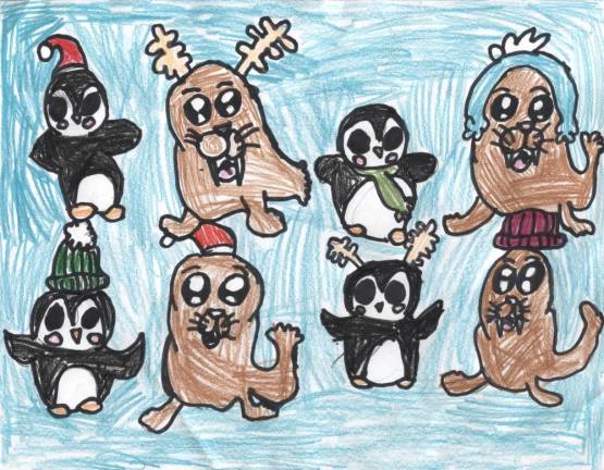 Sparta Independent’s Wrapping Paper Contest is back Last year’s winning design by Isabeau.