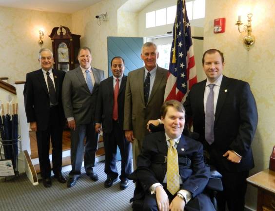First Hope Bancorp announces new directors Fromleft, Norman E. Beatty, Owen D. Dykstra, Donald D. Somma, Everett A. Chamberlain, Lewis R. Beatty, and Daniel G. Beatty