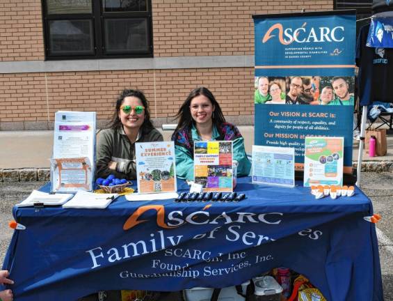 Lori Ciampi, director of community services, and Amanda Stoll, manager, of SCARC, a nonprofit organization that serves people with developmental disabilities and their families.