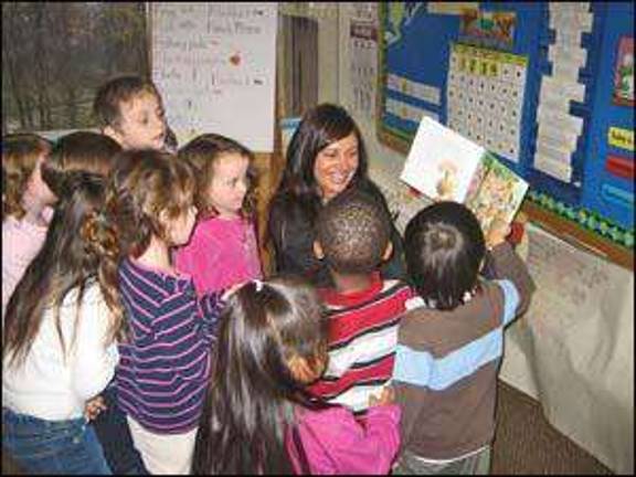 Mystery readers at Hilltop Country Day School Mystery readers at Hilltop Country Day School