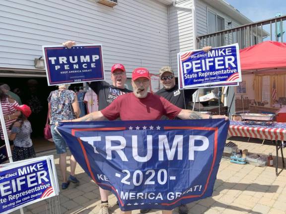 Today’s Eric Trump rally in Milford may include Dimmick Inn stop At the grand opening of the Trump Victory Office in Milford (Photo provided)