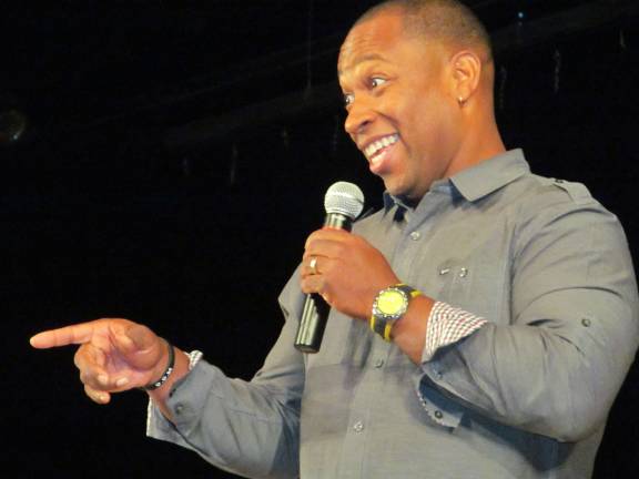 Motivational speaker brings his message with humor Keith Hawkins