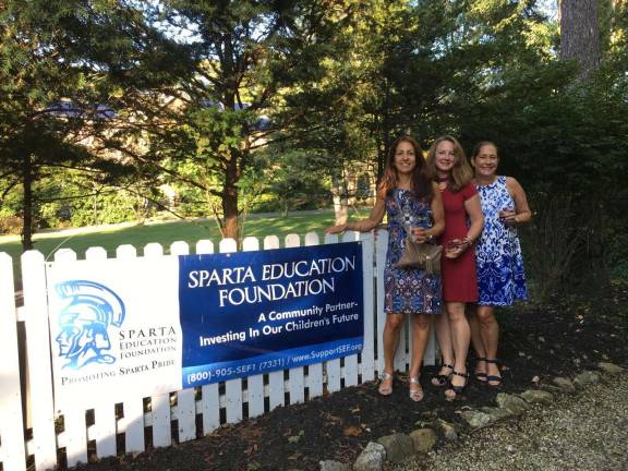 The Sparta Education Foundation&#x2019;s 5th Annual Wine/Beer Tasting-Food Pairing event was a big success on Sunday, September 24. It raised funds for educational grants at all five of Sparta&#x2019;s public schools. Shown, from left, are Joanne Welles, Sue Russo and Pam Conlon. photo courtesy of SEF