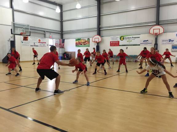 Basketball summer camps return Girls week getting after it as always!