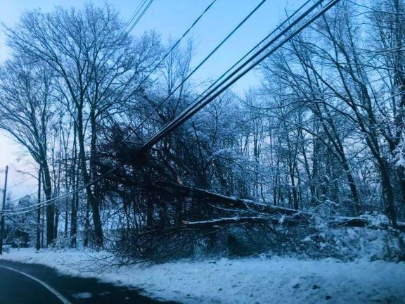 'Like a war zone:' First storm of the season wreaks havoc Aftermath of the storm: Throughout the Sparta, Byram, Newton, Andover and Stanhope areas this week workers carved up trees felled by the season’s first snowstorm and linesmen worked throughout the night restoring power.