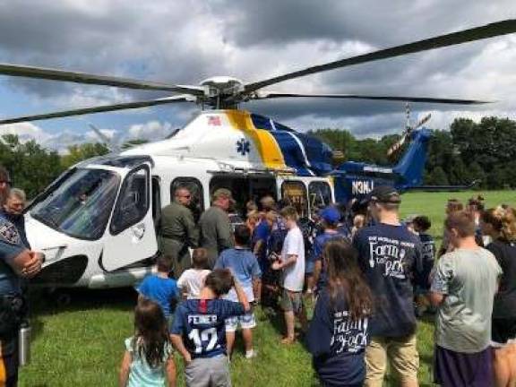 Sparta Junior Police Academy graduates 70 Sparta Junior Police Academy cadets were visited by the NJ State Police NorthStar helicopter and its crew during the program held August 22-24 at the Sparta Middle School. Photo provided
