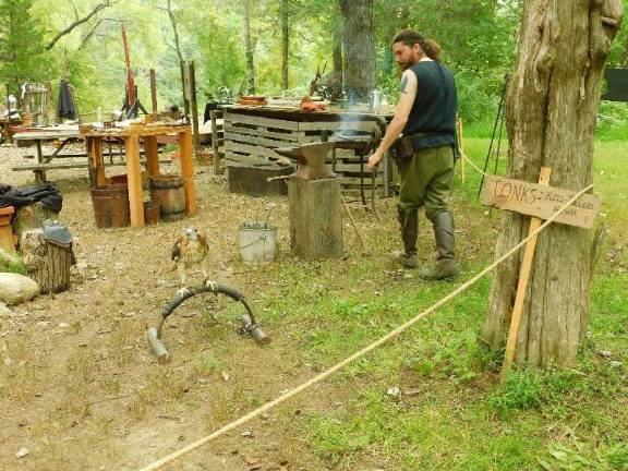 Knights and faeries roam the woods of Sparta The Hawk Guild at the Sparta Renaissance Festival, Saturday, September 15, 2018.