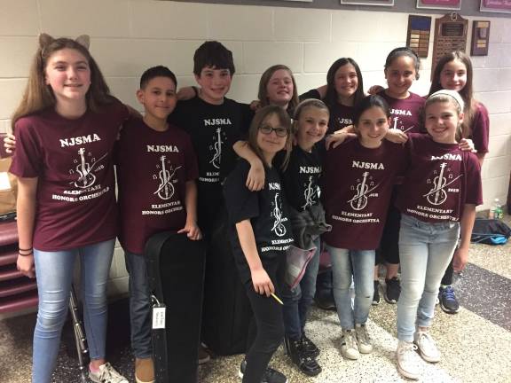 Helen Morgan students take part in orchestra festival Student musicians from Helen Morgan School. From left; Elena Fasano, Nicholas Vasquez, Rowan Mendel, Sienna Werley, Isabella Ganon Kirk, Leah Geety, Maya Laliker, Erin Duthaler, Nora Al-Aydi, Madison Tierney and Alyssa Deters (David Trela is not not pictured).