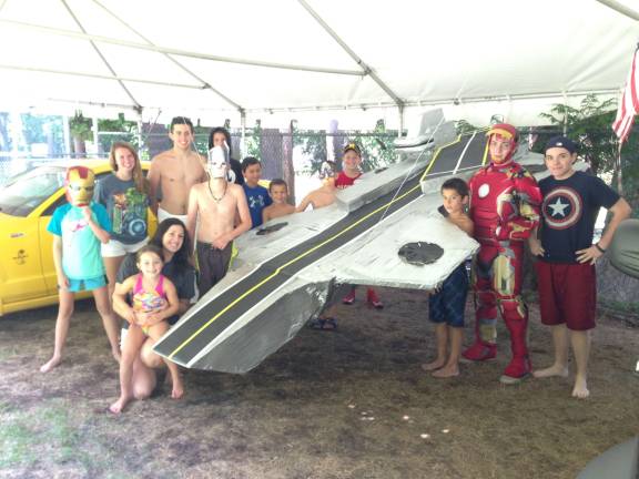 SHIELD Helicarrier made by LMP Staff for the Marvel Day Celebration