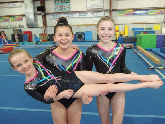 Local gymnasts to compete in nationals Westys Girls can always count on their teammates of pick them up, even when they are feeling down, Gymnasts Samie Copley of Vernon, Sabrina Dispenziere of Sandyston, and Molly Compa of Sparta demonstrate just that!