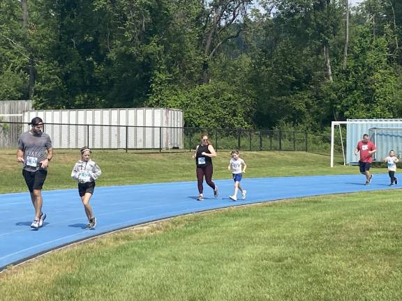 Forty-two people registered for the Sparta Cross Country and Track Fun Run on Saturday, June 17. (Photos by Deirdre Mastandrea)