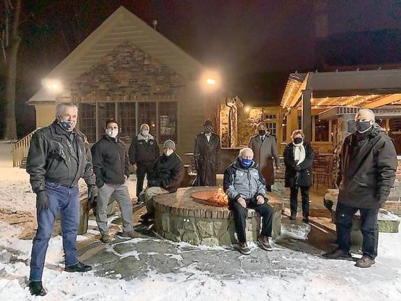 From left: Mayor Michael Lensak, Andover Twsp; Mayor Chris Carney, Frankford Township; Mayor Alex Rubenstein, Byram Township; Mayor Michael Francis, Hopatcong; Mayor Howard Burrell, Vernon Township; Mayor Stan Kula, Hardyston Twsp; Mayor Patricia Zdichocki, Stanhope; Mayor Jerry Murphy, Sparta Township (Photo provided)