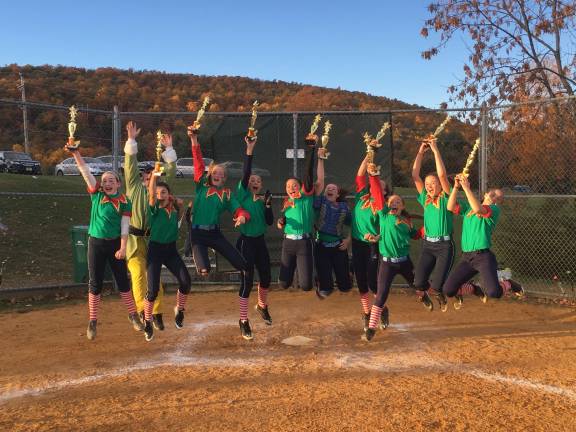 Diamonds shine in 2015 softball season 12A team won the Fall and Vernon Halloween championships.
