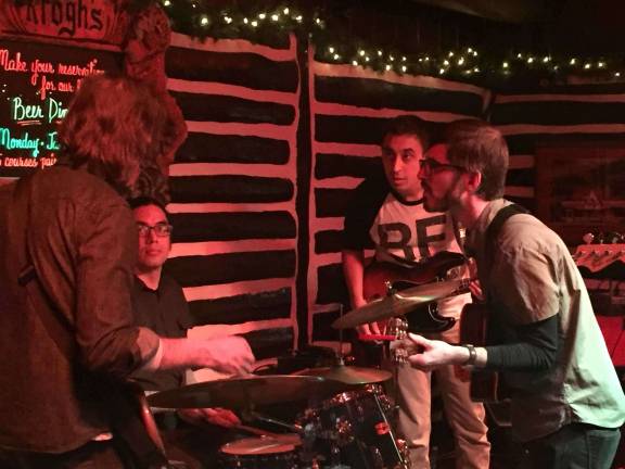 Jason returns with a new band Jason Robert and the Good Silver jamming at Krogh's Photos by Rose Sgarlato
