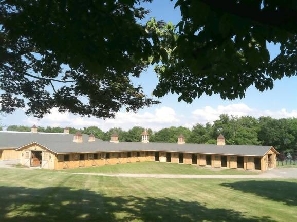 Modern equestrian facility comes with renovated home Modern equestrian facility comes with renovated home