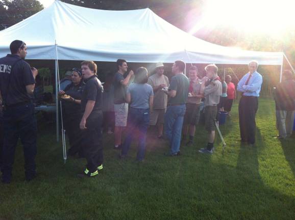 Tamarack Park opens The refreshment tent