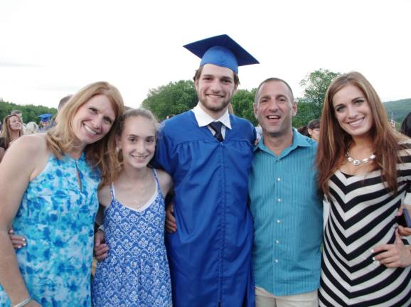 Sparta class of '15 graduates Sparta High School graduate Nicholas Clayton and his family.