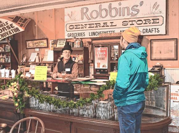 Sussex County History Today: Stillwater’s bicentennial <b>A general store is recreated for the Back in Time Yuletide Stroll last December in Stillwater. (File photo by Maria Kovic)</b>