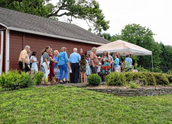 Photos: 80th birthday party More than 100 people attended the party on the Van Kirk Homestead Museum patio.