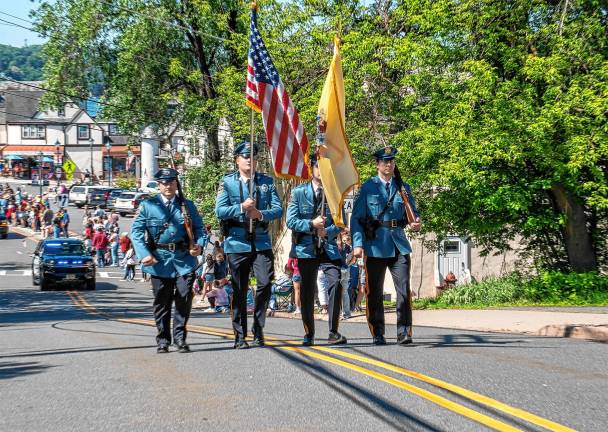 Photos: Memorial Day Parade The Sparta Police Department’s honor guard.