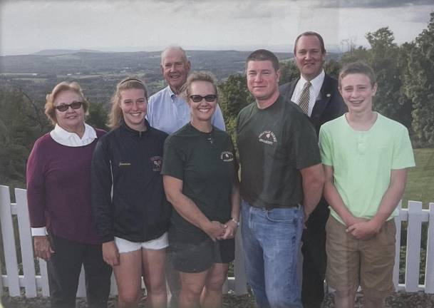 Sussex County History Today: Bellvale Farms <b>Bellvale family members in 2003. (Photo courtesy of Amy Noteboom)</b>