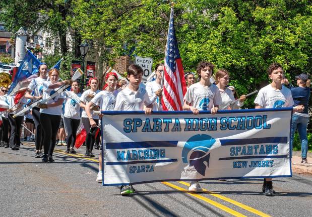 Photos: Memorial Day Parade The Sparta High School marching band.
