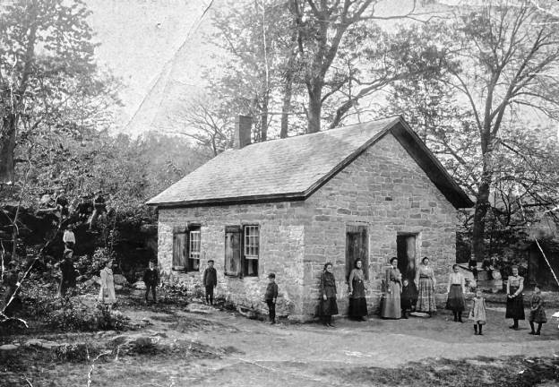 Sussex County History Today: Raising the flag <b>The Monroe one-room schoolhouse in Hardyston. (Photo courtesy of Bill Truran)</b>