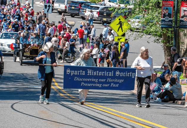 Photos: Memorial Day Parade Members of the Sparta Historical Society.
