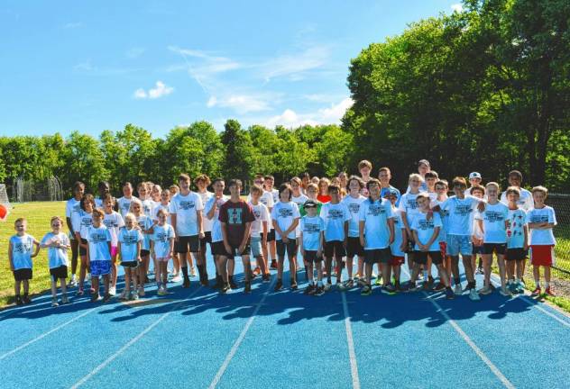 Sparta Track and Field Camp Sparta Track and Field Camp participants.