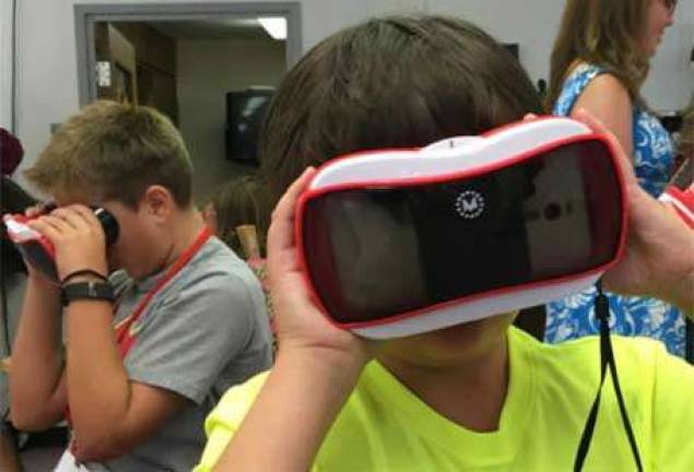 Sparta Middle School students will use Viewmaster devices to take virtual field trips using Google Expeditions Kits