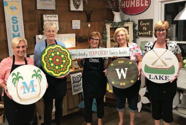 The Painted Barn helps you decorate your way Say it wood and stencils
