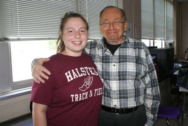 Students hear hard truth from Holocaust survivor Gia Chavarria and Otto Salamon