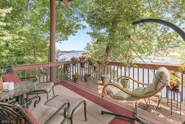 Enjoy panoramic views overlooking Lake Mohawk