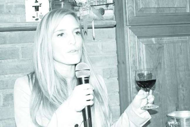 Library holds wine tasting Mariajose Feuereisen, of Santa Carolina Wines.