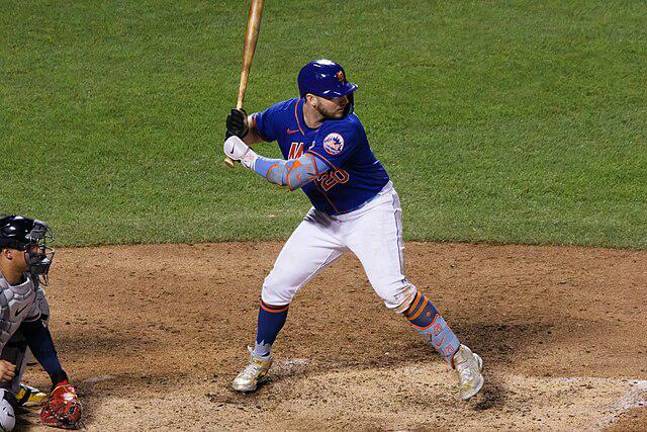 Mets and Yankees In Race...Towards the Bottom <b>Pete Alonso, who has hit 192 home runs in his first five seasons with the New York Mets, is in the last year of his contract and could be come a free agent at the end of the season.</b> Photo: D. Benjamin Miller/Wikimedia Commons