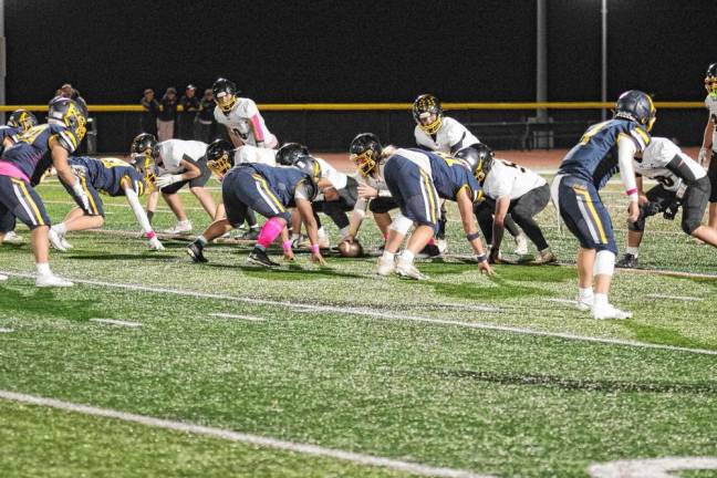 Football roundup: 5 teams to play in sectional tournaments <b>The Vernon defense faces the West Milford offense.</b>