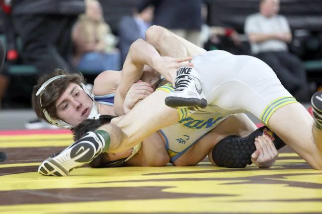 Stewart takes over during his final match.