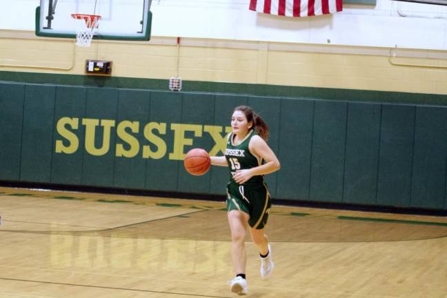 Sussex Tech's Lucia Francavilla scored two points, grabbed six rebounds and made three steals.