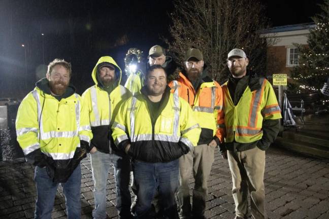 The crew who set up for the ceremony and cleanup up after.