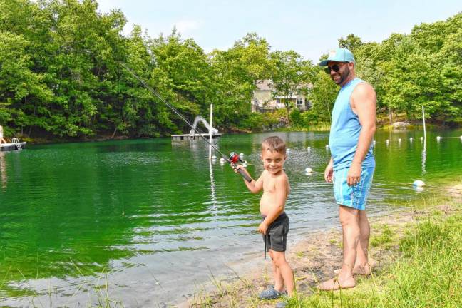 Photos: Lake Mohawk fishing derby Levi and Vincent Cignarella take part in the fishing derby.