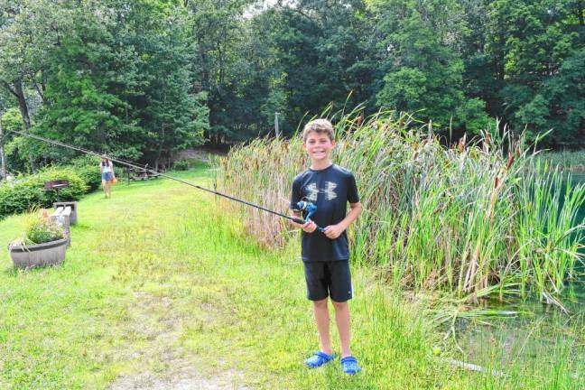 Photos: Lake Mohawk fishing derby John Brennan with his fishing pole.